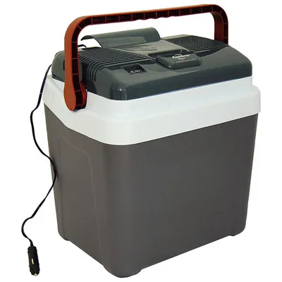 Koolatron 12V Electric Iceless portable travel Cooler/warmer - 24L - Gray/Red