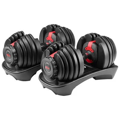 Haltères SelectTech 552 de Bowflex - Ensemble de 2 - Abonnement gratuit de 2 mois à JRNY*