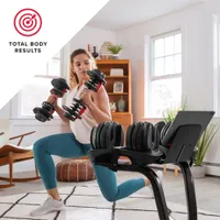 Haltères SelectTech 552 de Bowflex - Ensemble de 2 - Abonnement gratuit de 2 mois à JRNY*