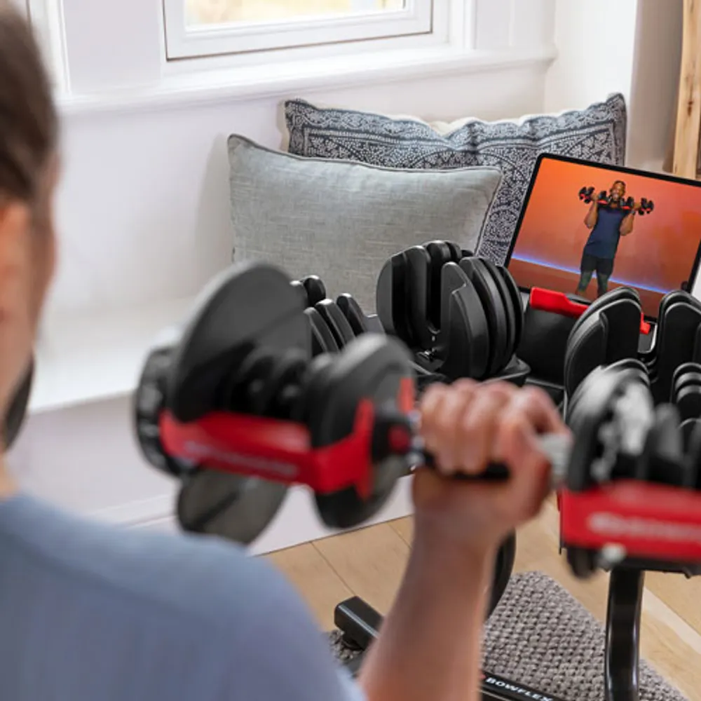 Haltères SelectTech 552 de Bowflex - Ensemble de 2 - Abonnement gratuit de 2 mois à JRNY*