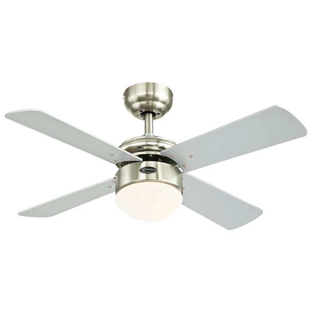 Westinghouse Lighting Colosseum 36" LED Ceiling Fan - Maple/Silver