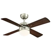 Westinghouse Lighting Colosseum 36" LED Ceiling Fan - Maple/Silver