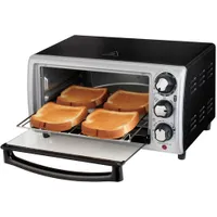 Hamilton Beach 4-Slice Toaster Oven - 0.39 cu.ft. - Black