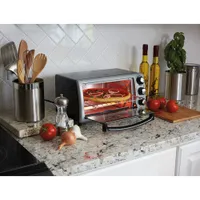 Hamilton Beach 4-Slice Toaster Oven - 0.39 cu.ft. - Black