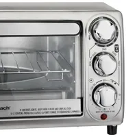 Hamilton Beach 4-Slice Toaster Oven - 0.39 cu.ft./11L - Stainless steel