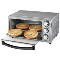 Hamilton Beach 4-Slice Toaster Oven - 0.39 cu.ft./11L - Stainless steel