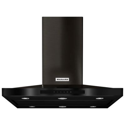 KitchenAid 36" Island Range Hood (KVIB606DBS) - Black - Open Box - Perfect Condition