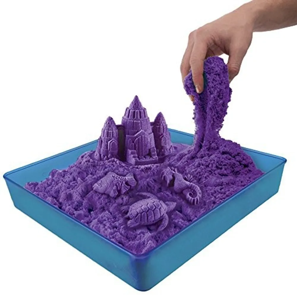 Kinetic Sand purple Sandbox Set