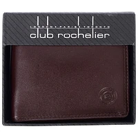 Portefeuille à deux compartiments en cuir traditionnel de Club Rochelier