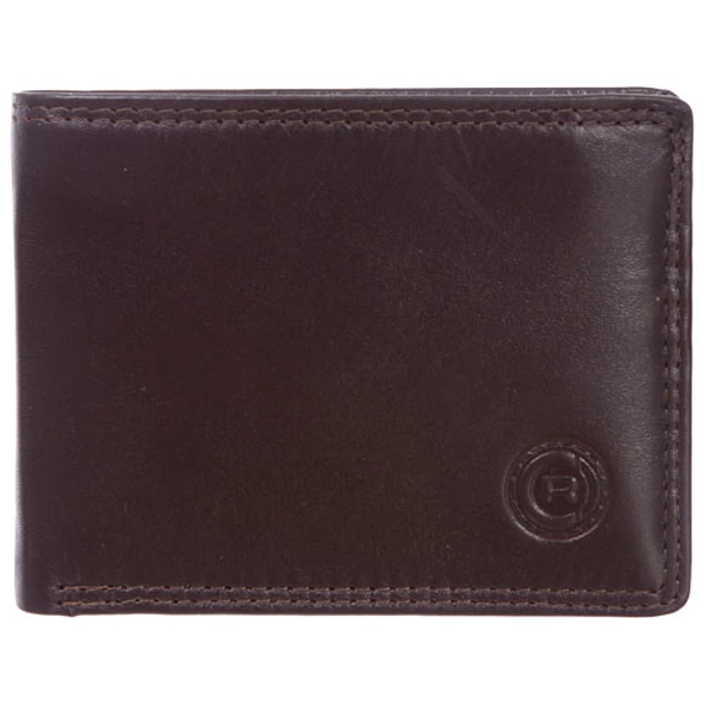 Club Rochelier Traditional Leather Bi-fold Wallet - Mahogany (4454-R2)