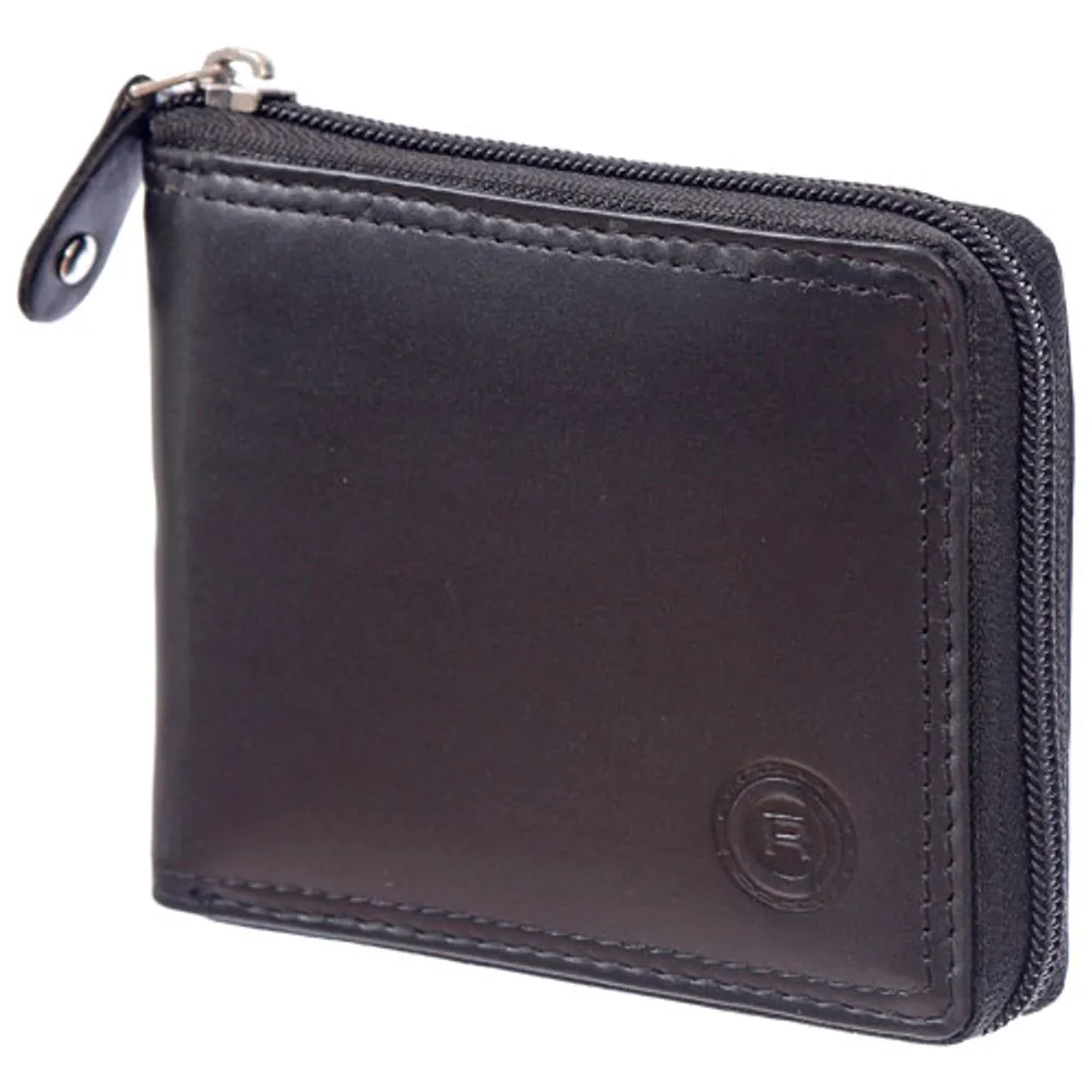 Club Rochelier Traditional Leather Bi-fold Wallet - Black (44300)