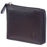 Club Rochelier Traditional Leather Bi-fold Wallet - Black (44300)