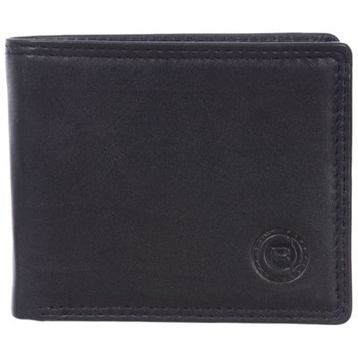 Club Rochelier Traditional Leather Bi-fold Wallet - Black (4452-4)