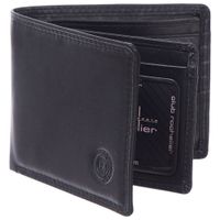 Club Rochelier Traditional Leather Bi-fold Wallet - Black (4452-4)