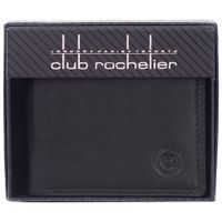 Club Rochelier Traditional Leather Bi-fold Wallet - Black (4452-4)