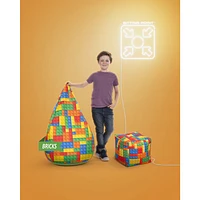 Cube Bricks Contemporary Bean Bag Chair