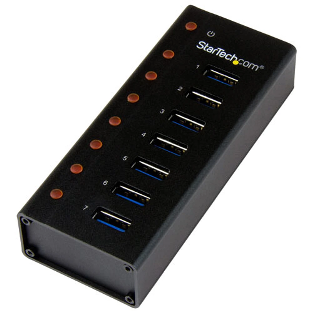 StarTech 7-Port USB 3.0 Hub with Wall-Mount Bracket (ST7300U3M)