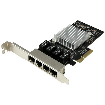 StarTech 4 x 10/100/1000 RJ-45 Ethernet Port Card (ST4000SPEXI)