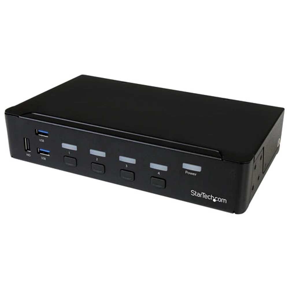 Commutateur KVM à 4 ports USB 3.0 HDMI de StarTech (SV431HDU3A2)