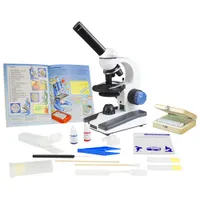 Walter Products Monocular Compound Microscope with LED Illumination (PBC-505LRC-P2)