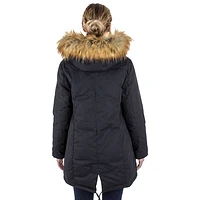 Parka de maternité garni de duvet Sara de Modern Eternity - Très petit - Noir