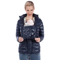 Modern Eternity Lola Lightweight Down Maternity Jacket - Large - Navy