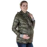 Manteau de maternité en duvet Lola de Modern Eternity - Grand - Kaki