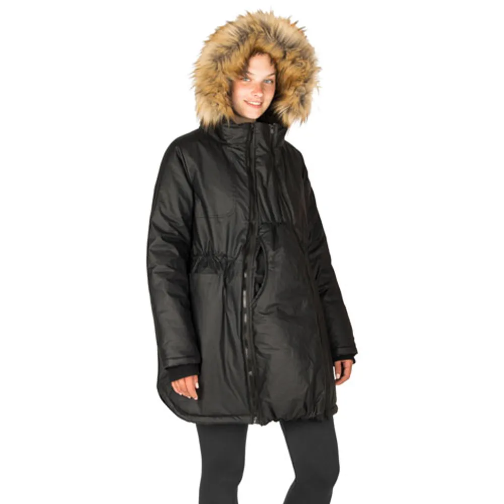 Modern Eternity Sofia Waxed Shell Maternity Parka Coat