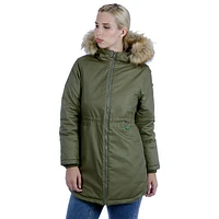 Parka de maternité ciré Sofia de Modern Eternity - Grand - Kaki