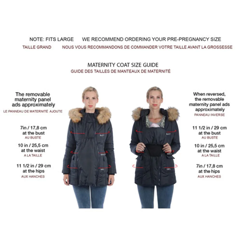 Modern Eternity Lexie Quilted Maternity Puffer Coat