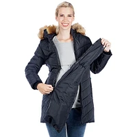 Modern Eternity Lexie Quilted Maternity Puffer Coat