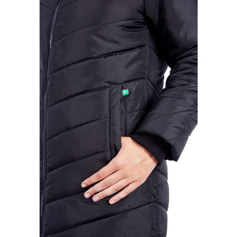 Modern Eternity Lexie Quilted Maternity Puffer Coat - X