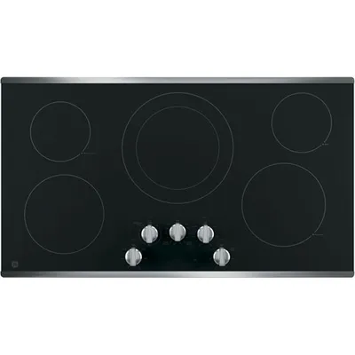 GE 36" 5-Element Electric Cooktop (JP3036SLSS) - Stainless Steel