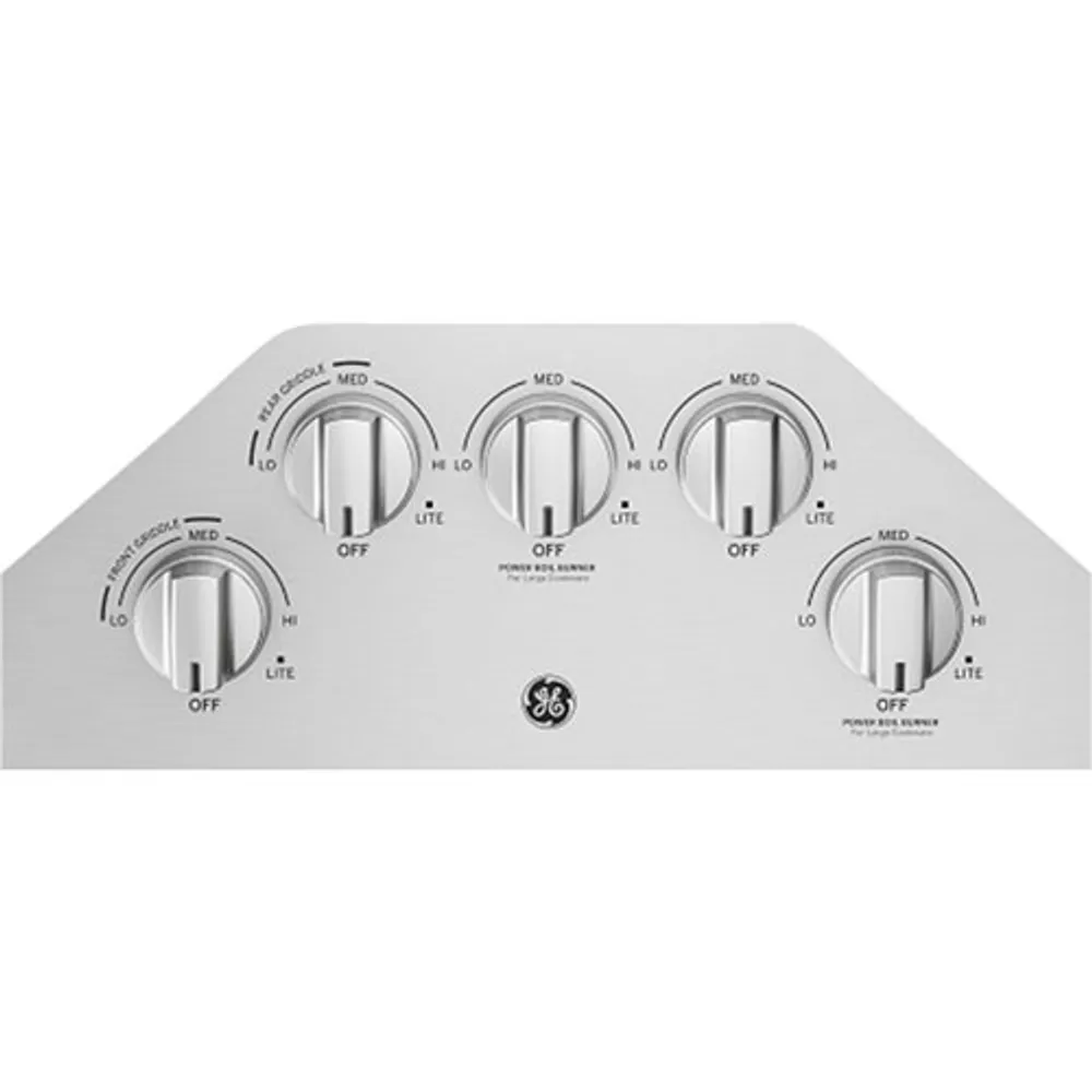 GE 36" 5-Burner Gas Cooktop (JGP5036SLSS) - Stainless Steel