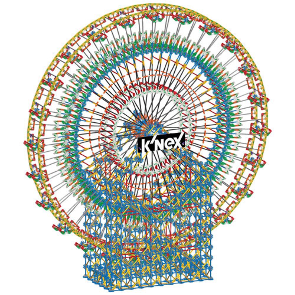 K'NEX Thrill Rides 6-Foot Ferris Wheel Building Set - 8,550 Pieces