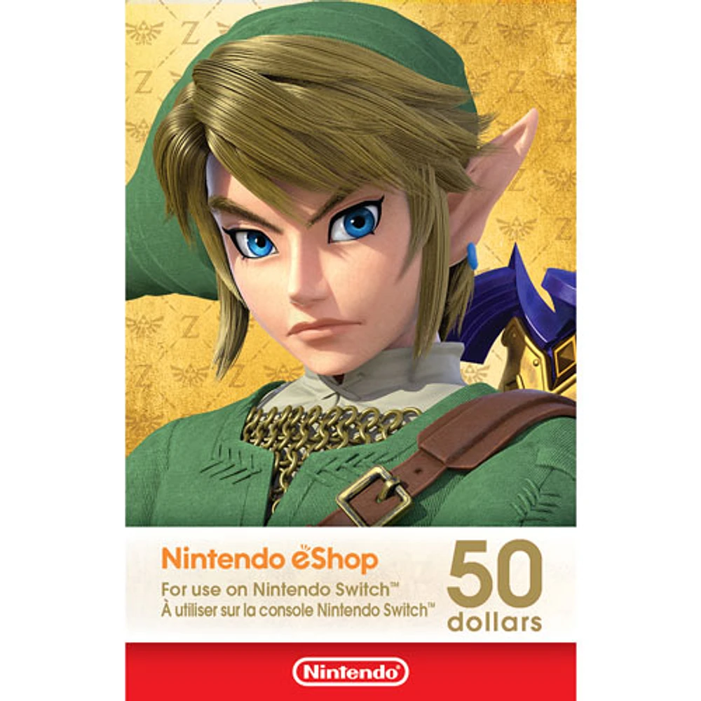 Nintendo eShop $50 Gift Card - Digital Download