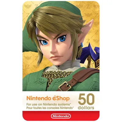 Nintendo eShop $50 Gift Card - Digital Download