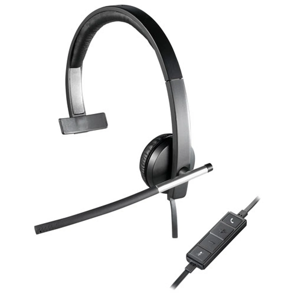 Casque d'écoute monaural à suppression du bruit H650E de Logitech - Noir