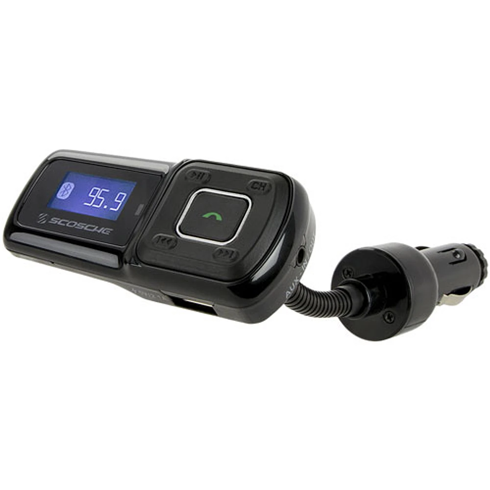 Scosche BTFreq Wireless Bluetooth FM Transmitter With 2 USB