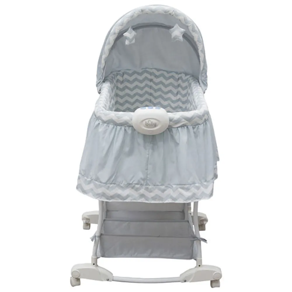 Bily Rocking Bassinet - Serene Chevron