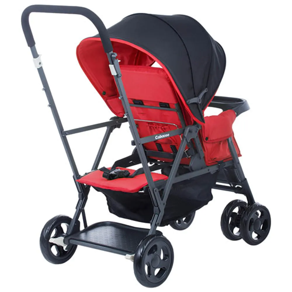 Joovy Caboose Graphite Stand-On Double Stroller