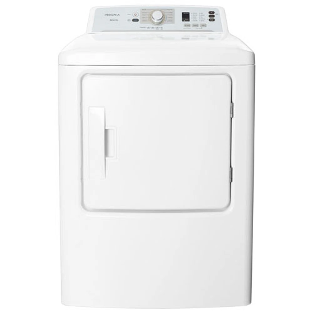 Insignia 6.7 Cu. Ft Electric Dryer (NS-FDRE67WH8A-C) - White - Open Box - Scratch & Dent