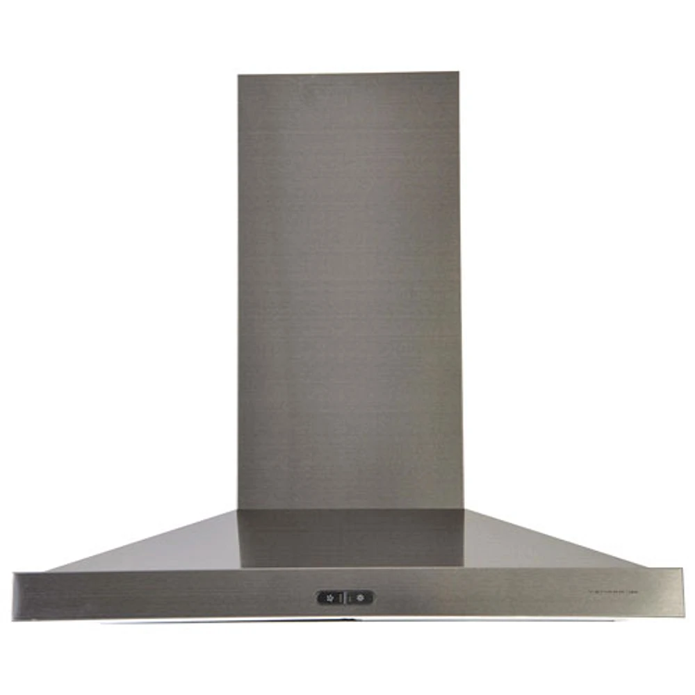 Venmar 30" Wall Mount Range Hood (VCS55030BSL) - Black Stainless Steel