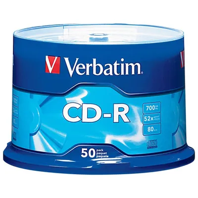 Verbatim 700MB 52X CD-R Spindle (94691) - 50-Pack
