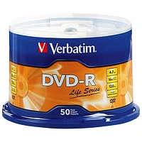 Verbatim 4.7GB 16X DVD-R Spindle