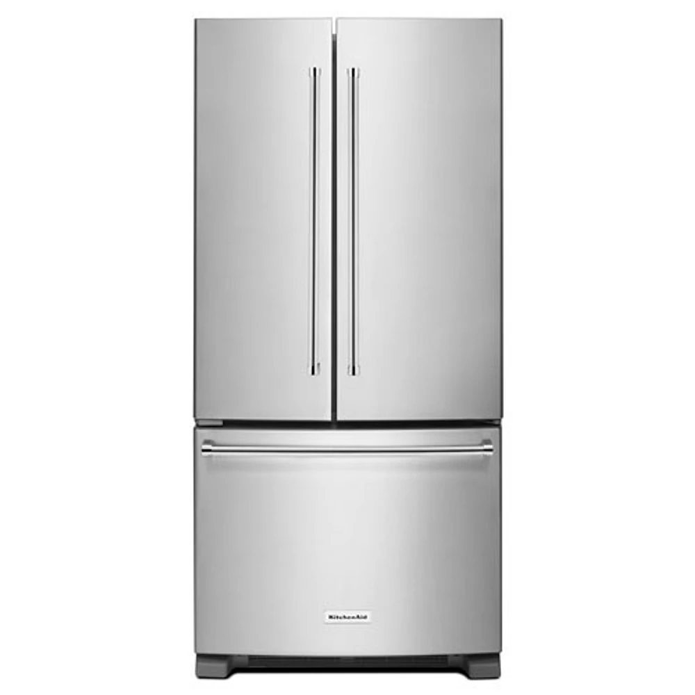 KitchenAid 33" Refrigerator with Internal Water Dispenser - Stainless Steel-Open Box-Scratch & Dent