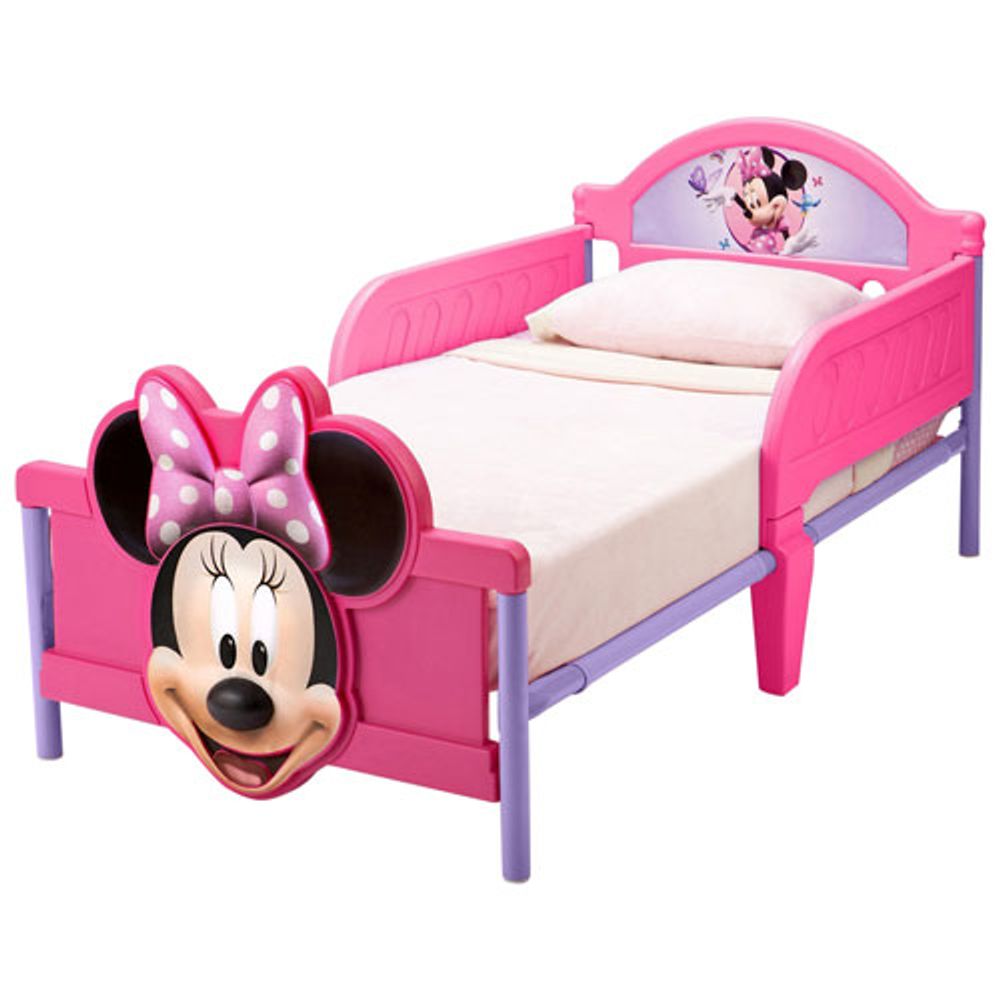 Minnie Mouse Modern Kids Bed - Toddler - Pink