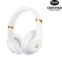 Open Box - Beats by Dr. Dre Studio 3 Over-Ear Sound Isolating Bluetooth Headphones - White