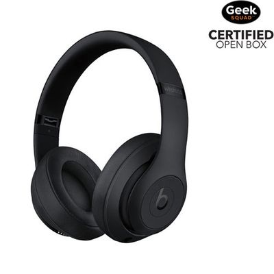 Open Box - Beats by Dr. Dre Studio3 Over-Ear Sound Isolating Bluetooth Headphones - Black
