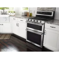 Maytag 30" 6.0 Cu. Ft. Double Oven 5-Burner Freestanding Gas Range (MGT8800FZ) - Stainless Steel